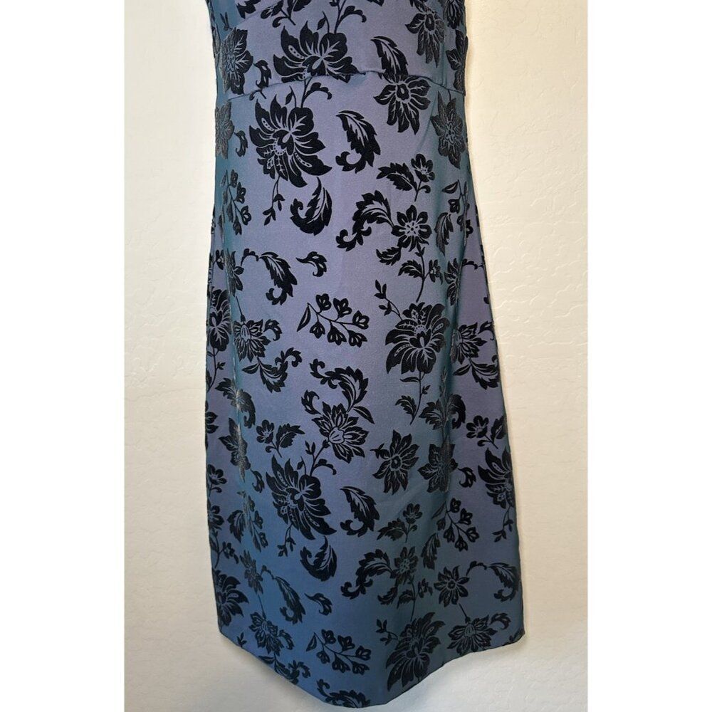 Y2K Babydoll Fairy Whimsigoth Midi Dress Size 9 Purple‎ Burnt Velvet 2000’s - Picture 5 of 11